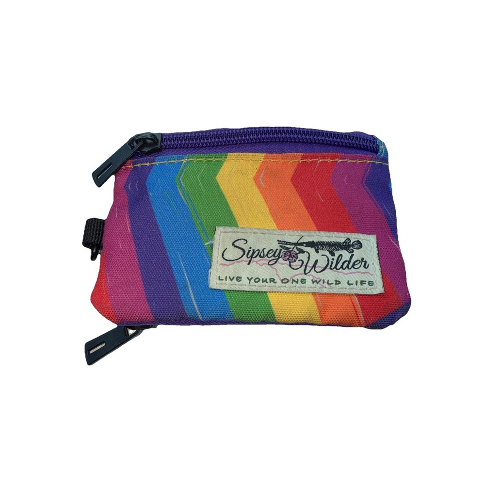 Sipsey Wilder Rainbow Print Card Holder Wallet Small
